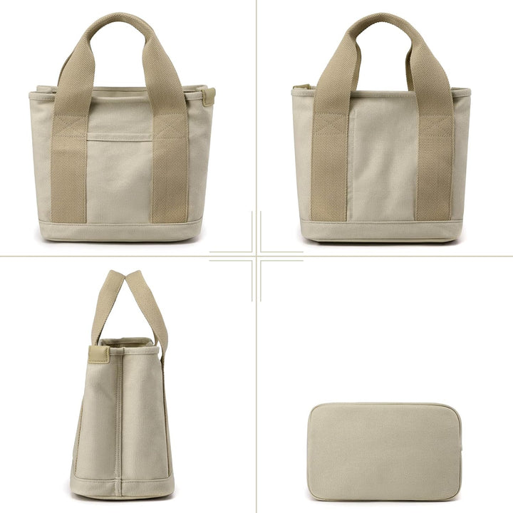 CORIOS Damen Handtasche Canvas Tragetasche Casual Henkeltasche Tote Beutel Multifunktionale Henkelta