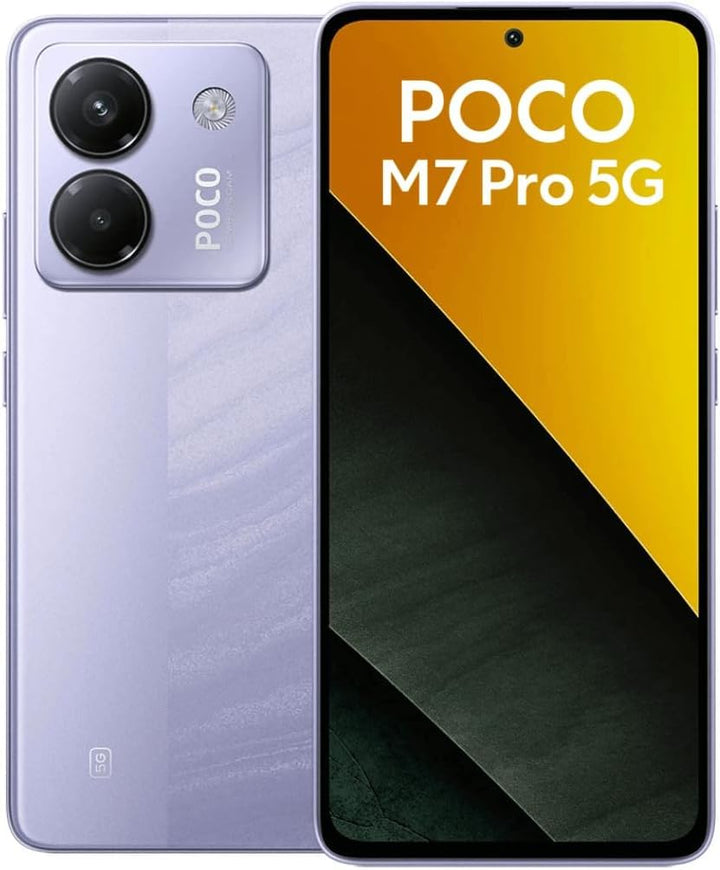 Xiaomi Poco M7 Pro 5G Smartphone, 8+256GB, 50MP Hauptkamera mit OIS, 5110 mAh Akku (Types), IP64, Fu
