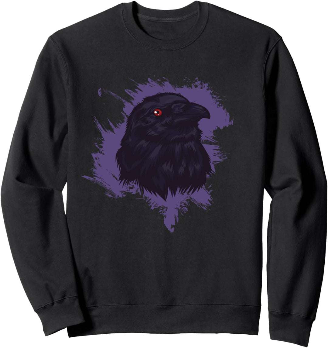 Tolles Krähengeschenk Wikinger Rabe Vogel Sweatshirt