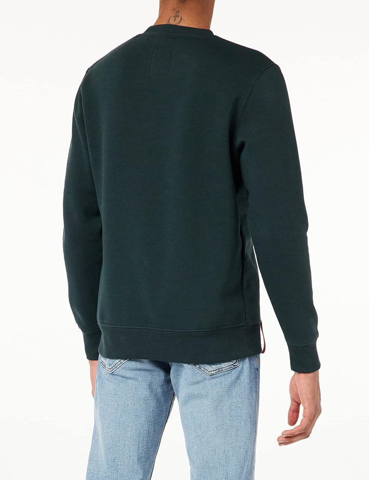 ALPHA INDUSTRIES Herren Basic Sweater Sweatshirt für Herren Sweatshirt (1er Pack) M Dark Petrol, M D