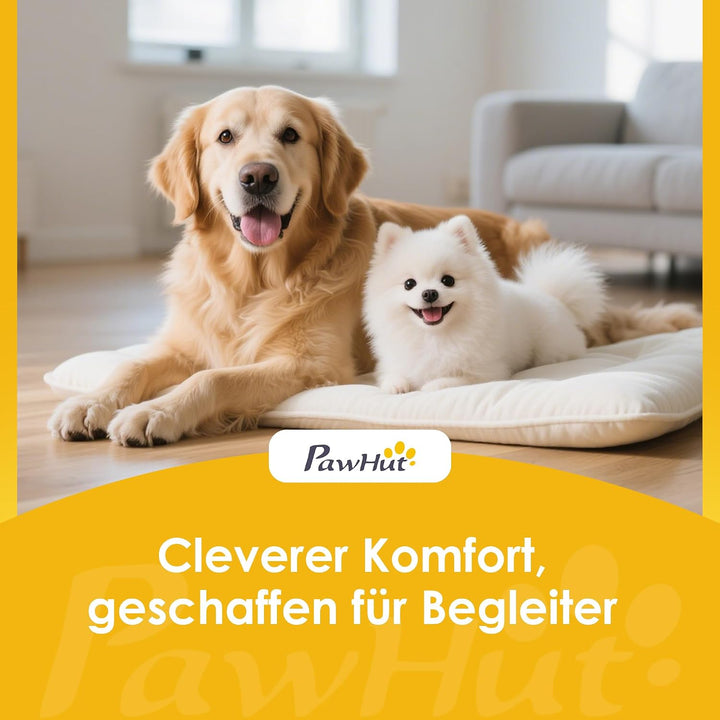 PawHut Treppenschutzgitter Absperrgitter Hund Schutzgitter ohne Bohren 76-89 x 76 cm Türschutzgitter