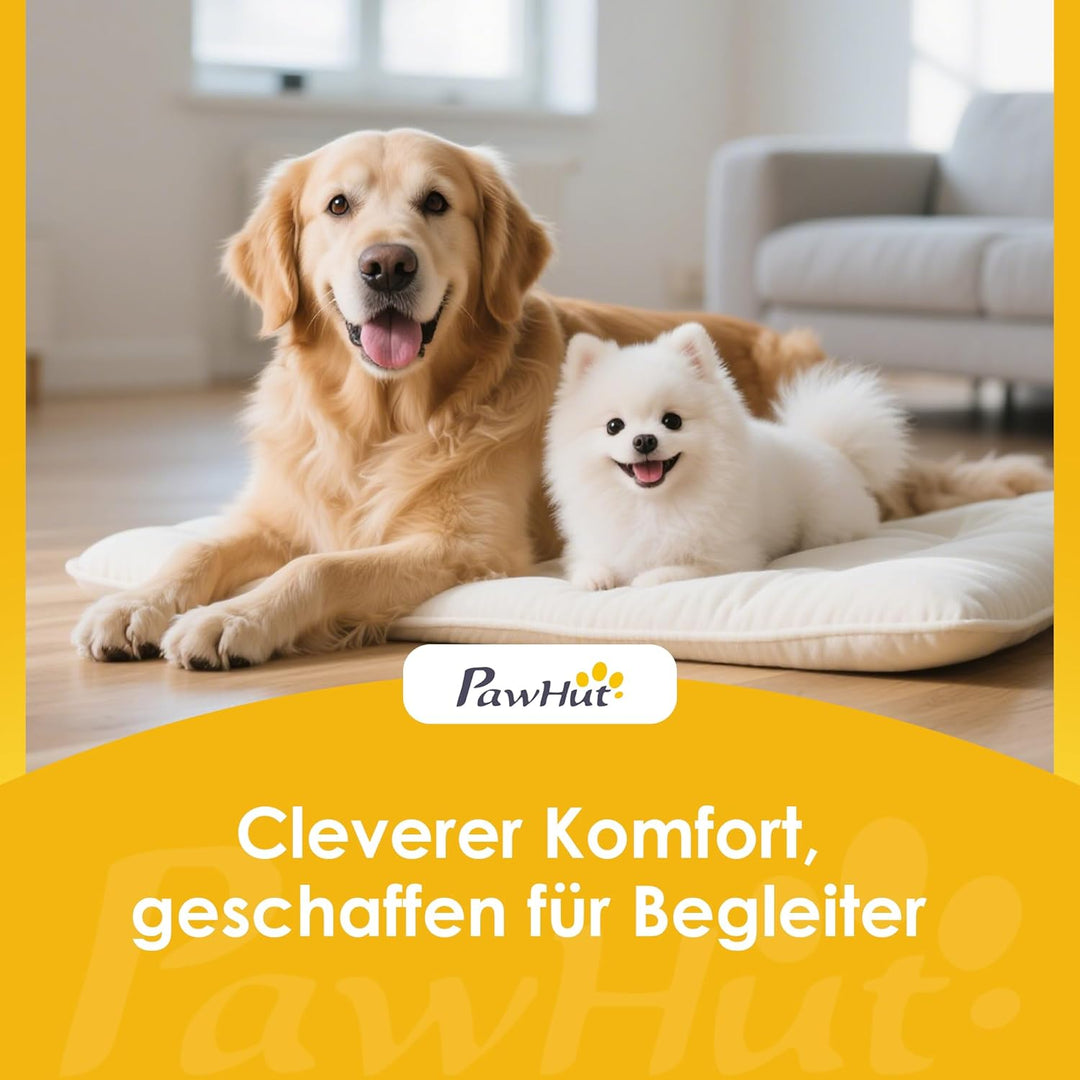 PawHut Hundetreppe 3 Stufen 36,5 cm Hoch Haustiertreppe für Kleine Hunde klappbar Katzentreppe Hunde