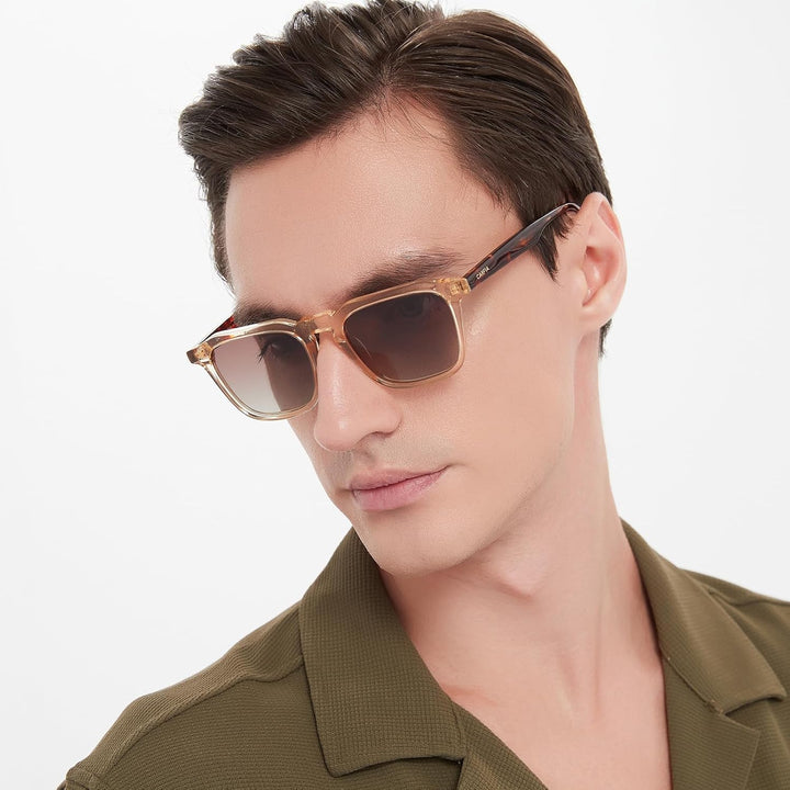 CARFIA Kleine Sonnenbrille Herren Polarisierte Fahrenbrille mit UV-Schutz für Schmale Gesichter/Juge