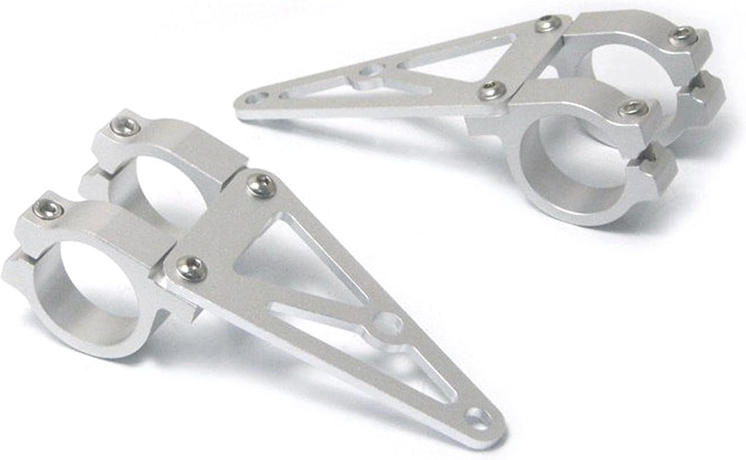 Alchemy Parts Hochwertig 39mm CNC Gebürstetes Aluminium Lenkstangen Halterung Motorrad Scheinwerfer-