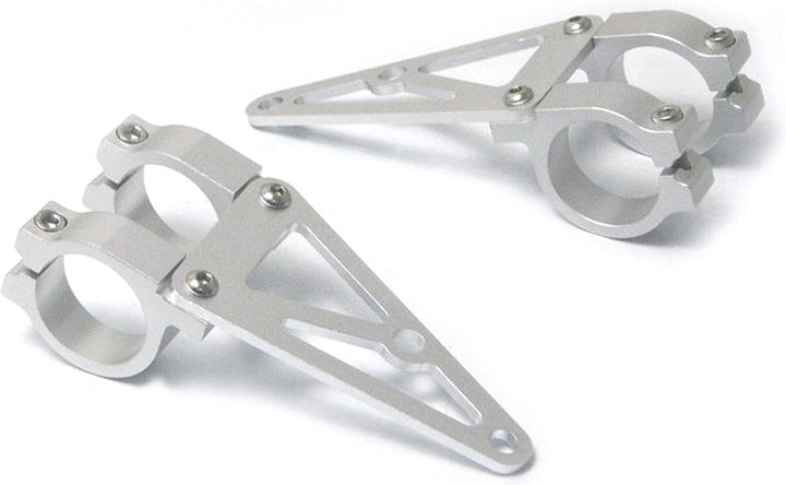 Alchemy Parts Hochwertig 39mm CNC Gebürstetes Aluminium Lenkstangen Halterung Motorrad Scheinwerfer-