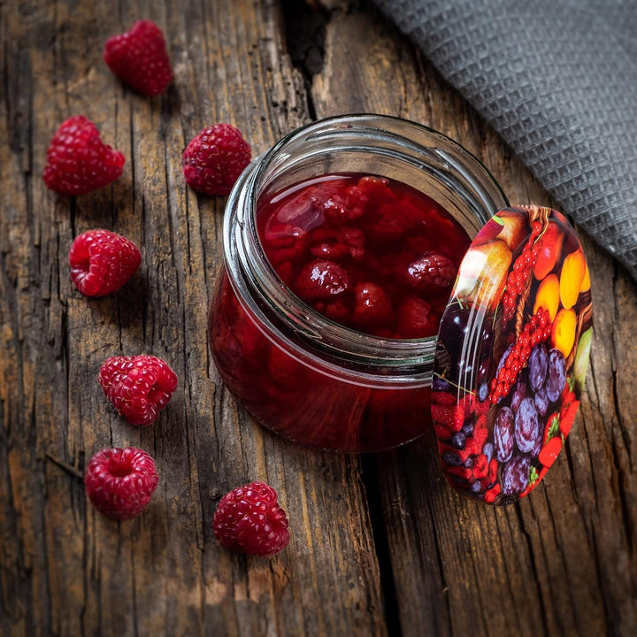 KADAX 20er Set Marmeladengläser 235ml TO82 Winnie puuh, Einmachgläser Vorratsgläser Mason Jar mit Sc