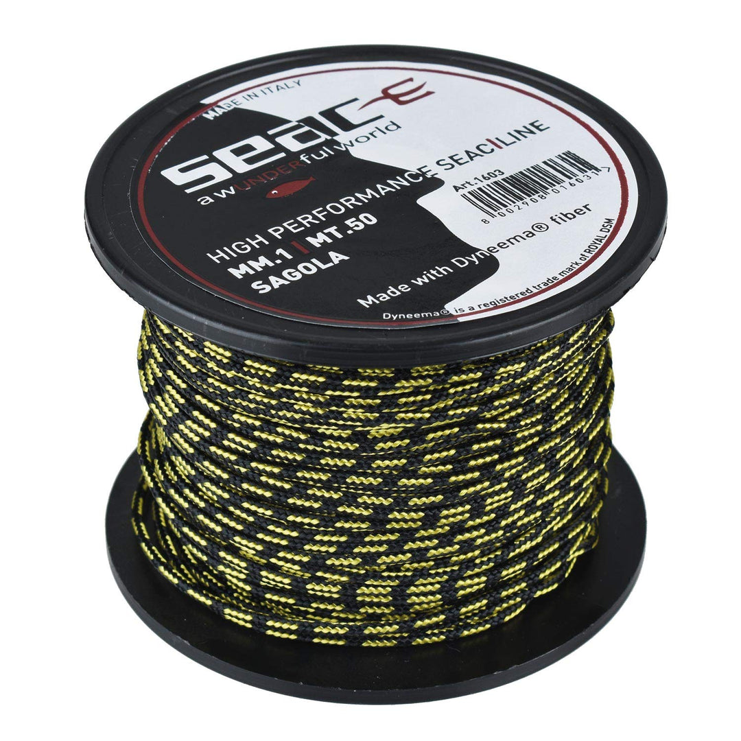 SEAC Dyneema Hochleistungs-Angelschnur 1mm Diameter/50m, 1mm Diameter/50m