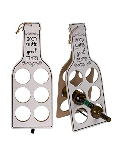 Flaschenhalter für Wein - Weinflaschenhalter, Weinregal, Geschenk Wein Geniesser, Flaschenständer Fl