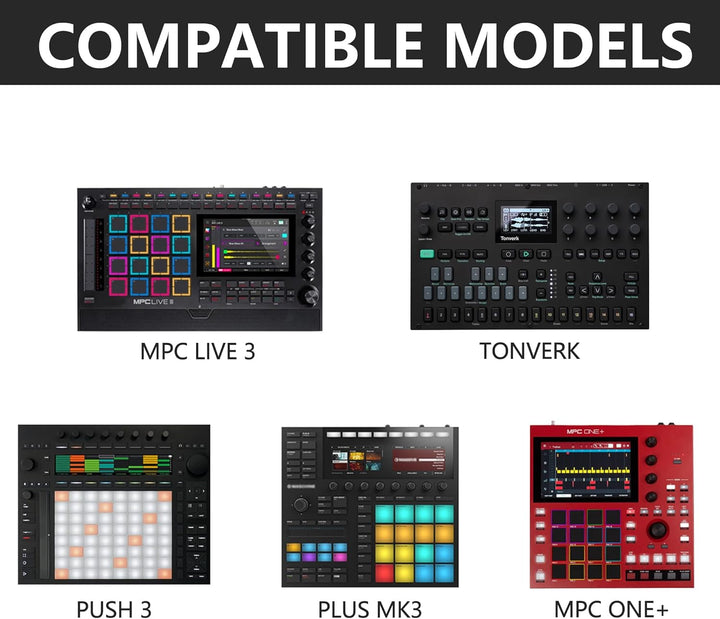 Aluminium-Drum-Controller-Ständer, tragbarer Kühlständer, kompatibel mit NI Maschine Plus MK3/Ableto