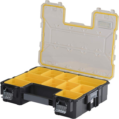 Stanley FatMax Profi-Organizer & FatMax Aufbewahrungsbox (44.29 cm x 35.60 cm x 11.00 cm, tiefe Fäch