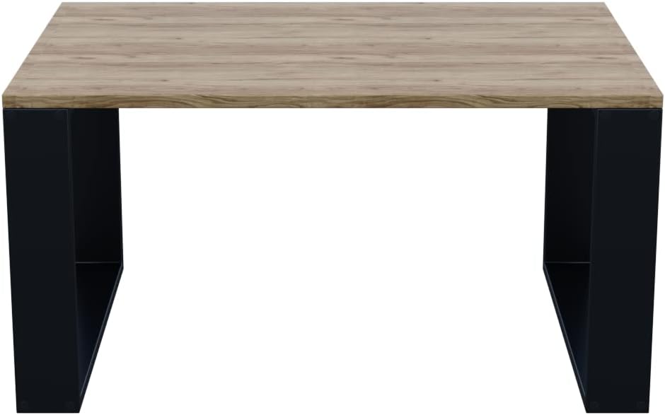 AKKE Couchtisch Wohnzimmertisch Beistelltisch Tisch Für Wohnzimmer Ancient Oak 65 x 65 x 55 L:65cm x