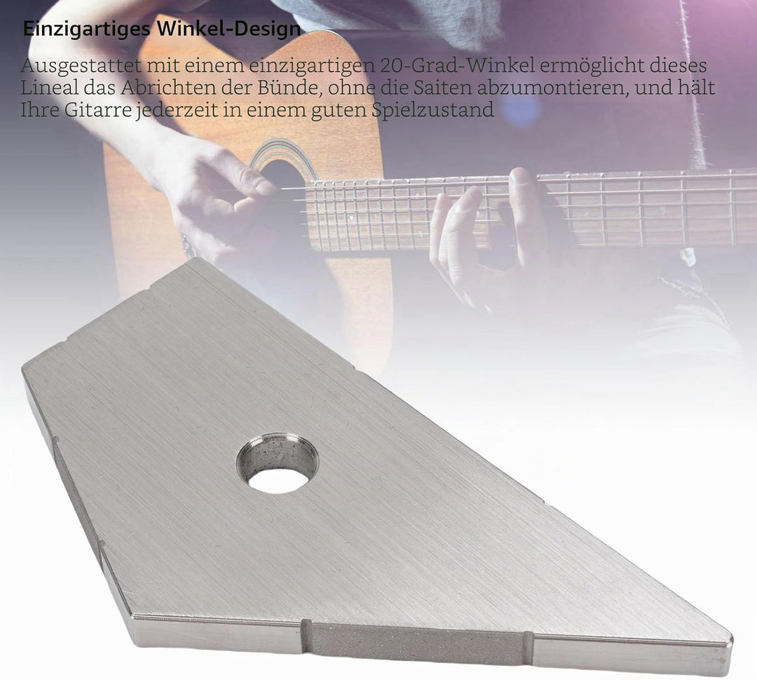 Fabater Fret Kisser für Gitarren -Setup &amp; Reparatur, 4 in 1 Gitarren Bund Spot Leveling und Bund Dre