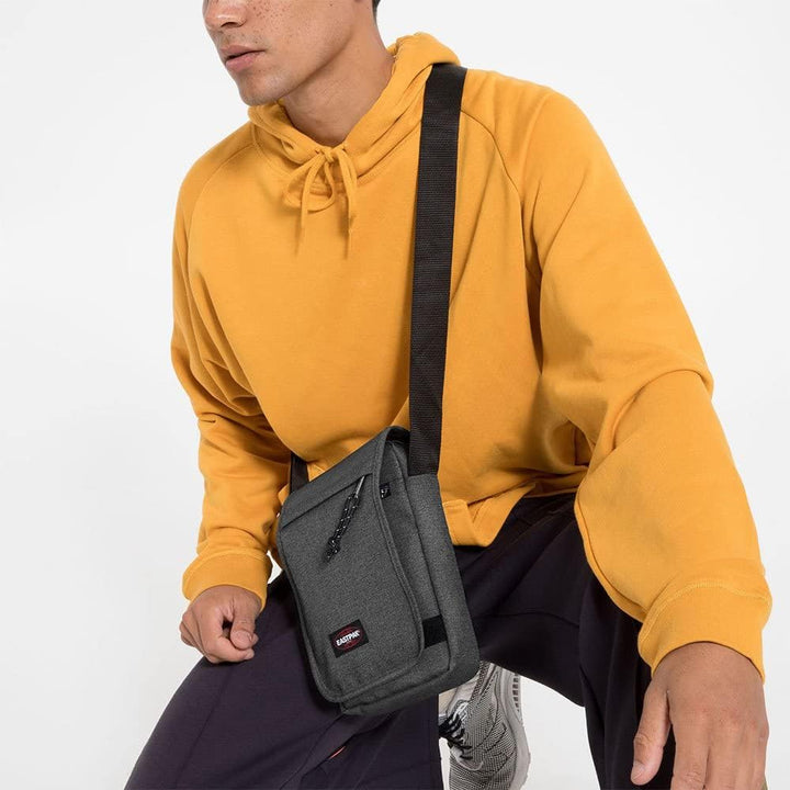 EASTPAK Unisex Flex FLEX (1er Pack) Einheitsgrösse Black Denim, Einheitsgrösse Black Denim