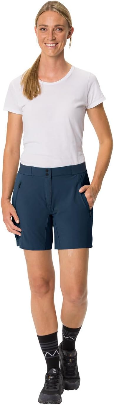 VAUDE Hosen Women's Scopi LW Shorts II 38 Dark Sea Uni, 38 Dark Sea Uni