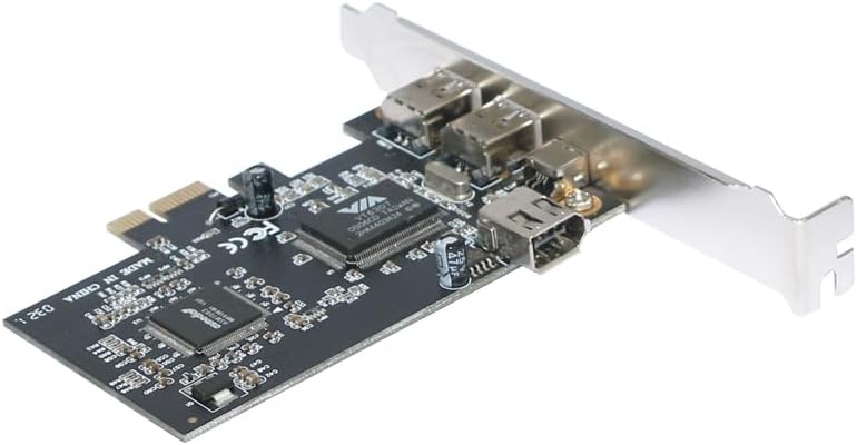 S SIENOC Desktop PCI-E Expresskarte Express Card FireWire PCI Express Schnittstellenkarte 1394a IEEE