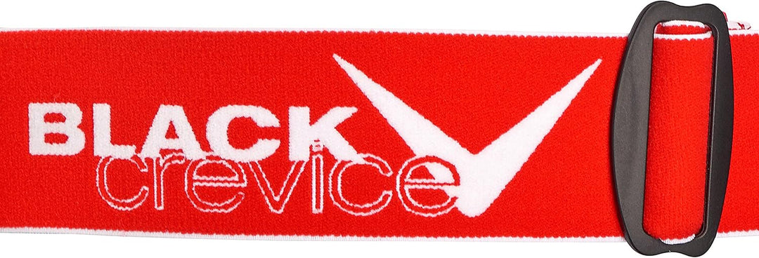 Black Crevice Damen und Herren Skibrille, BCR041246 Einheitsgrösse schwarz/Rot/Weiss, Einheitsgrösse