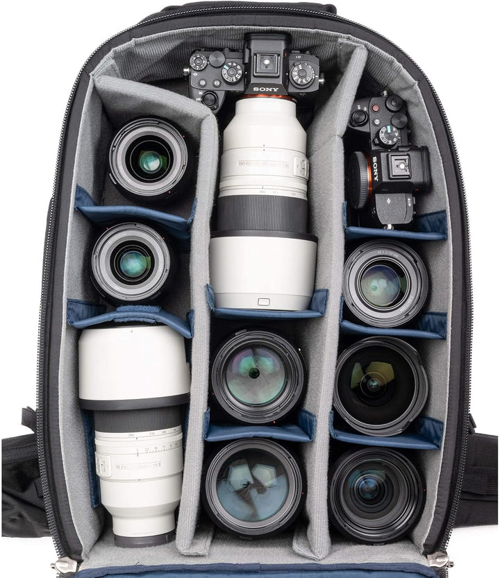 Think Tank - Firstlight 46L+ - Kamerarucksack für Abenteuerreisen - Schwarz/Grau - Fotorucksack für