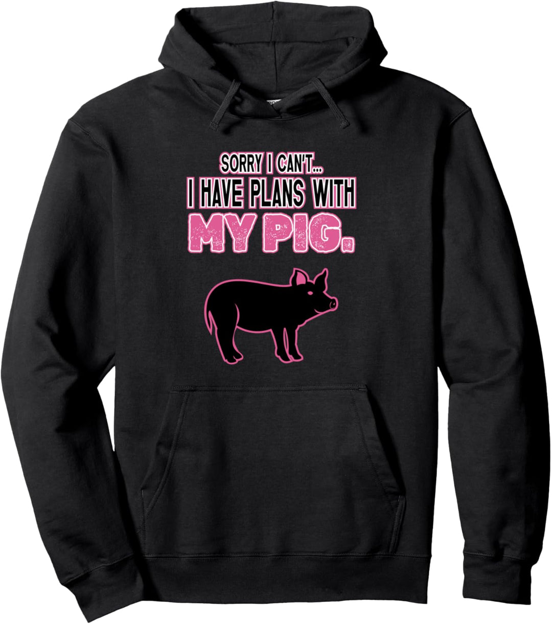 Pläne mit Schweinen Landwirtschaft Landwirt Pullover Hoodie