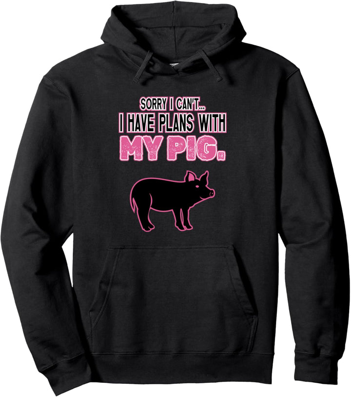 Pläne mit Schweinen Landwirtschaft Landwirt Pullover Hoodie