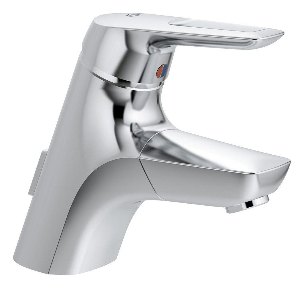 Ideal Standard A5654AA Ceramix Blue Waschtischarmatur Lift mit Zugknopf-Ablaufgarnitur