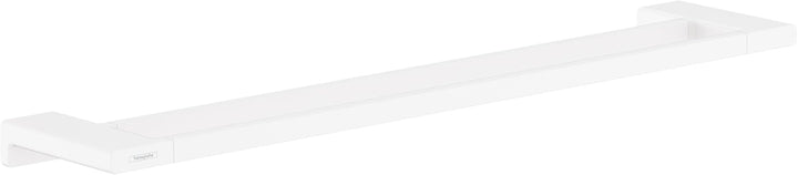 hansgrohe Handtuchstangen AddStoris, Handtuchhalter 64.8cm, Badetuchhalter, Mattweiss 648mm Doppelha