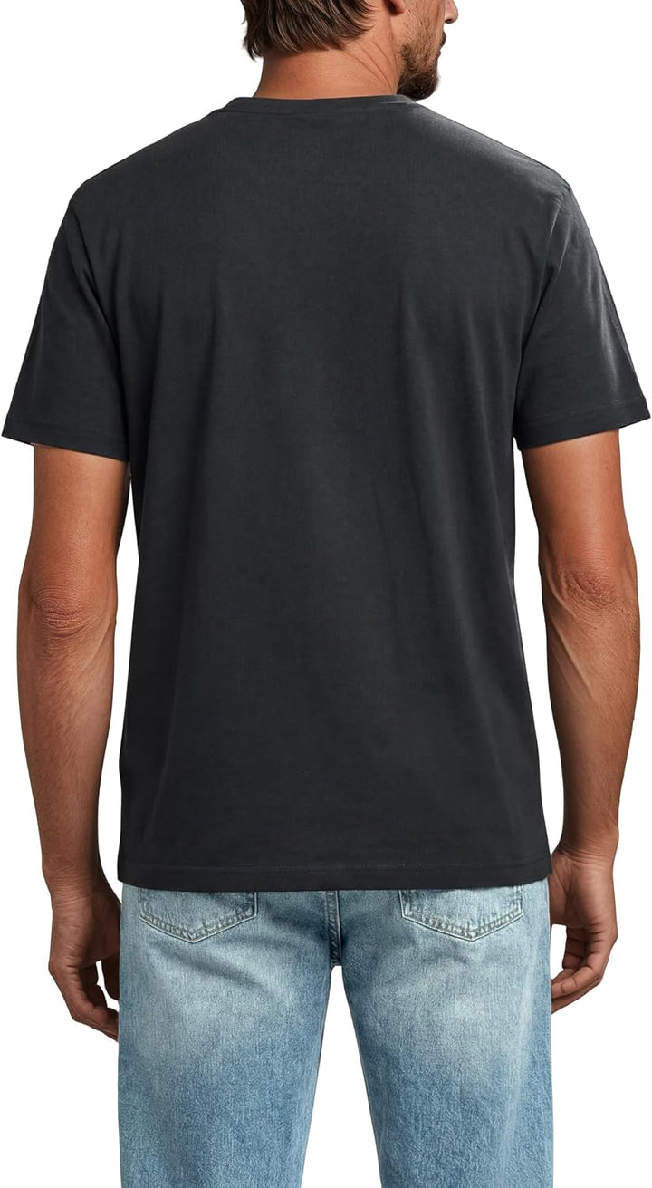 MUSTANG Herren T-Shirt 4er Pack Frontprint O-Neck Rundhalsausschnitt Kurzarm Regular Tee Shirt 100%