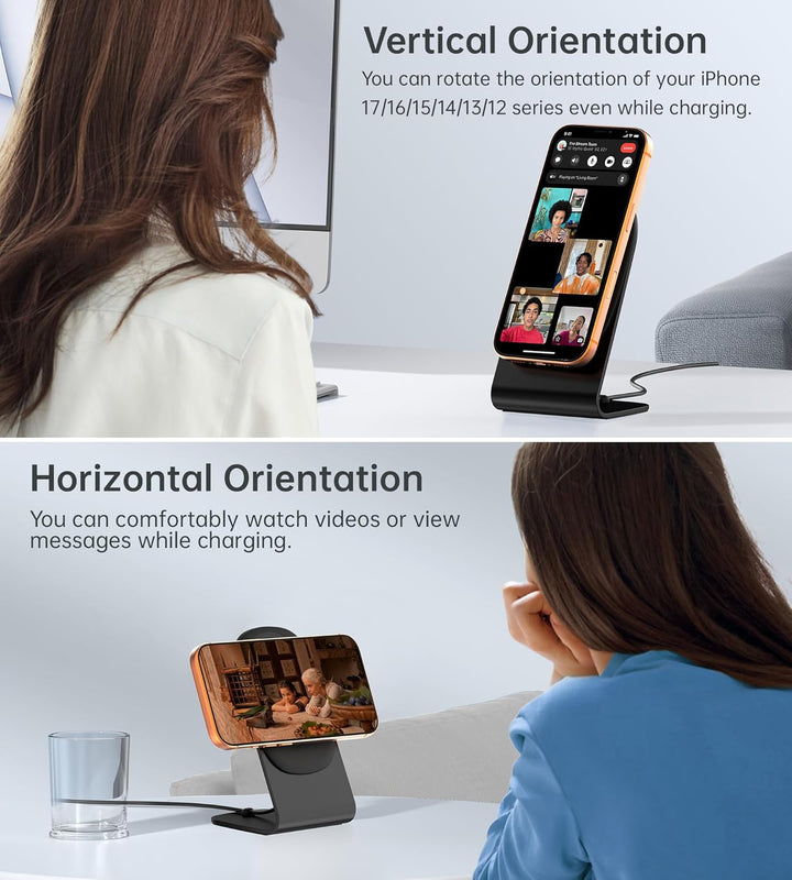 Mag Safe Ladegerät, Wireless Charger induktive ladestation, Magnetisch Induktionsladegerät, Kabellos