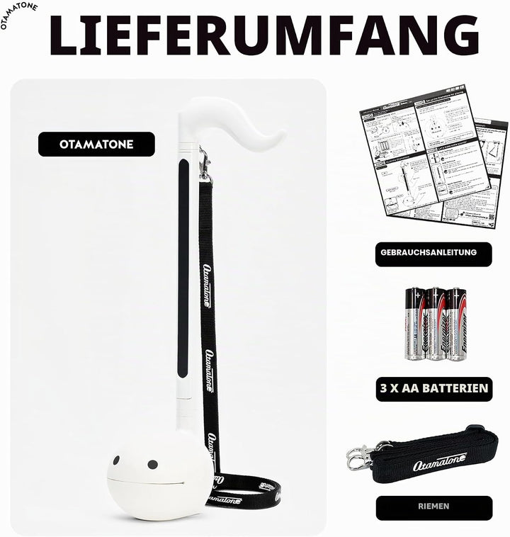 Otamatone Deluxe [Englische Edition] Elektronisches Musikinstrument Spielzeug Tragbarer Synthesizer