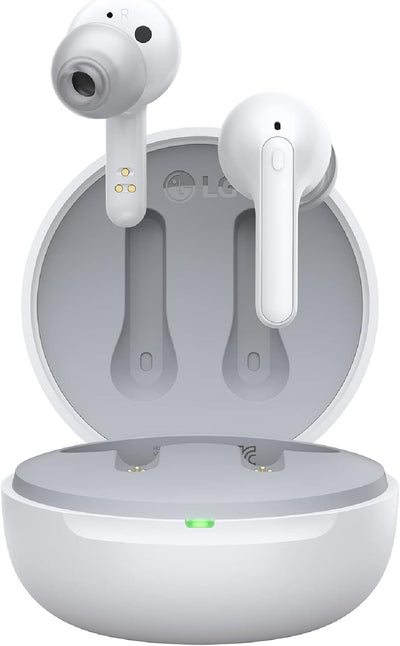 LG Tone Free FP3W - True Wireless-Kopfhörer, kompakte Ladestation, Dual-Mikrofon, klare und klare An
