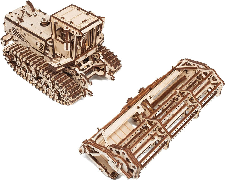 EWA Eco-Wood-Art - 3D-Holzpuzzle für Jugendliche und Erwachsene - MÄHER - DIY-Bausatz, Selbstmontage