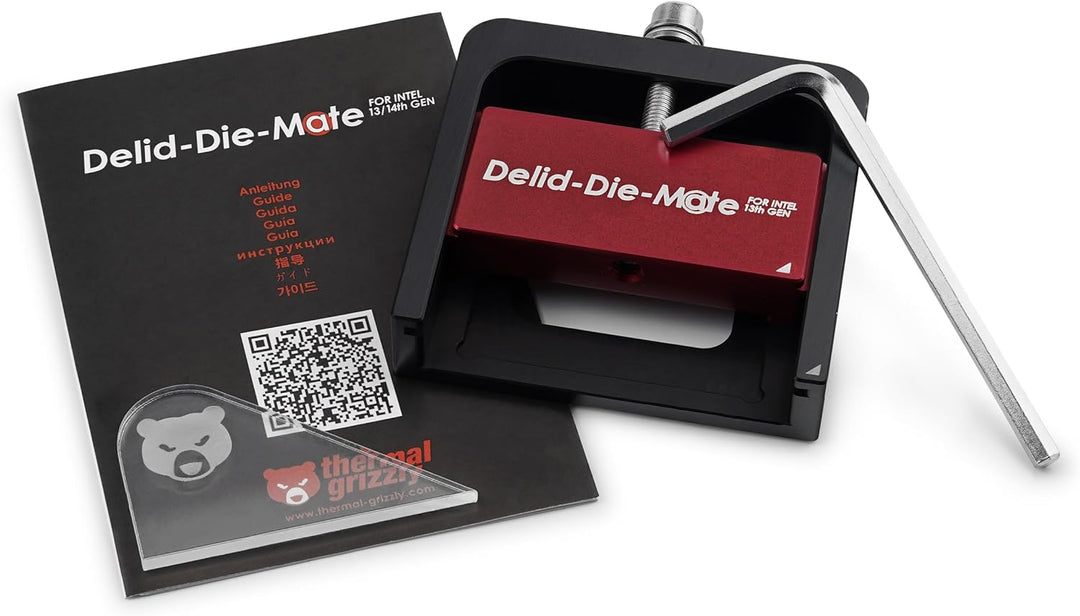 Thermal Grizzly - Delid-Die-Mate - Intel 13th Gen CPU Delid-Tool - Werkzeug zum Entfernen des Prozes