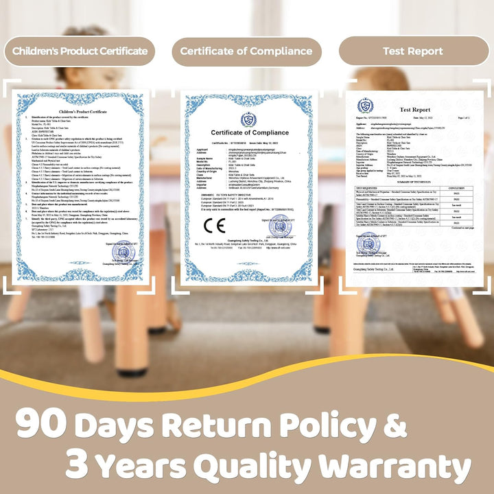 FUNLIO Kinderzimmertisch & -stuhlsets, höhenverstellbar für Kinder im Alter von 3-8 Jahren, leicht a