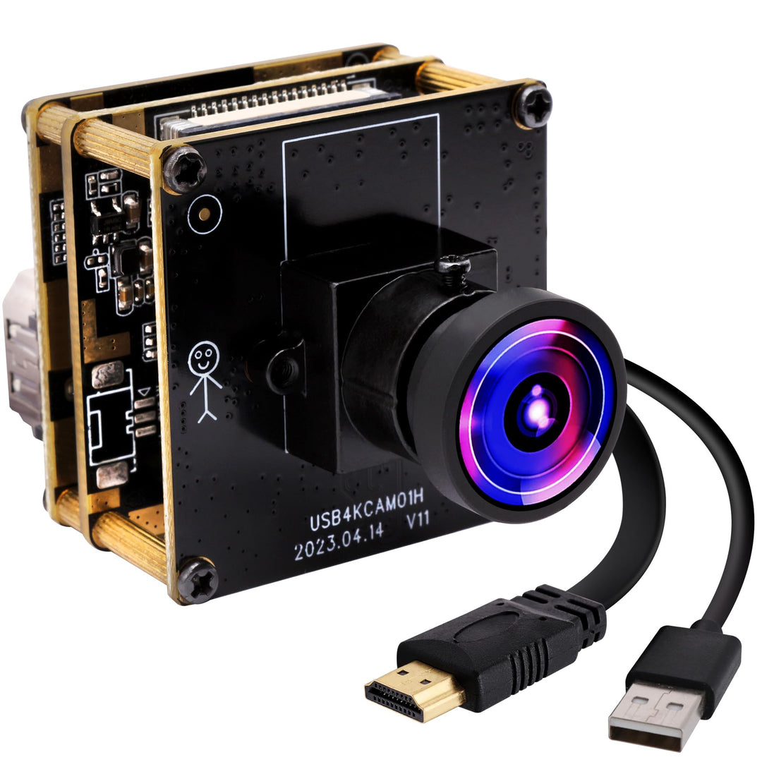 ELP HDMI USB-Kamera modul gleichzeitige Ausgabe Streaming Camera für PC 2-facher Digitalzoom 120 Gra