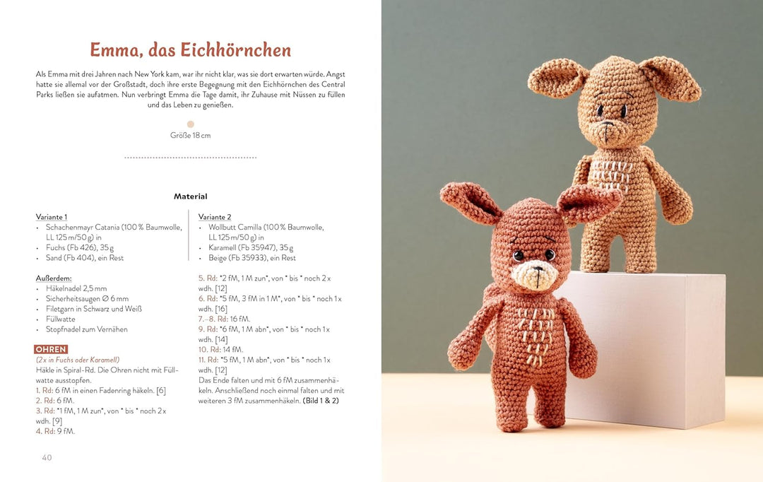 Amigurumi – Verflixt süss und nicht zugenäht!: 16 niedliche Häkeltiere ohne Zusammennähen, Taschenbu