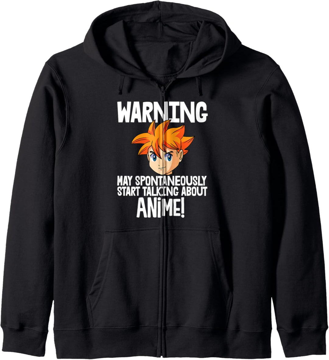 Warnung Sprechen Sie über Anime Kapuzenjacke