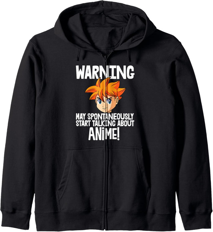 Warnung Sprechen Sie über Anime Kapuzenjacke