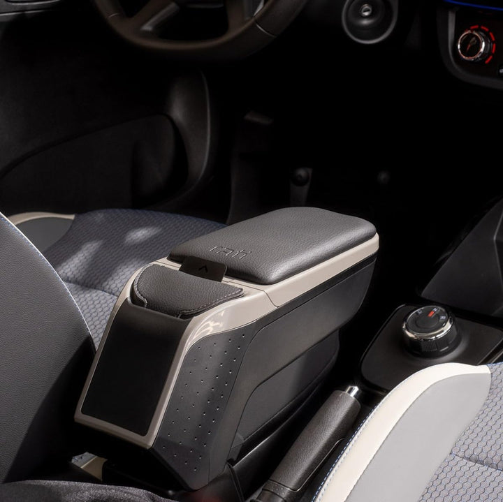 Rati Armster2 Mittelarmlehne kompatibel mit Citroen C3 AIRCROSS 2018- (Silver Edition & Pocket) SILV