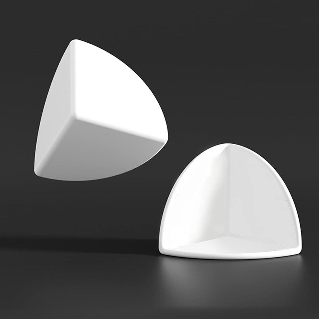 Silikon Eckenschutz für Möbel, 20 Stück in Schwarz und Weiss, 3x3x3 cm, Anti-Kollision Kantenschutz
