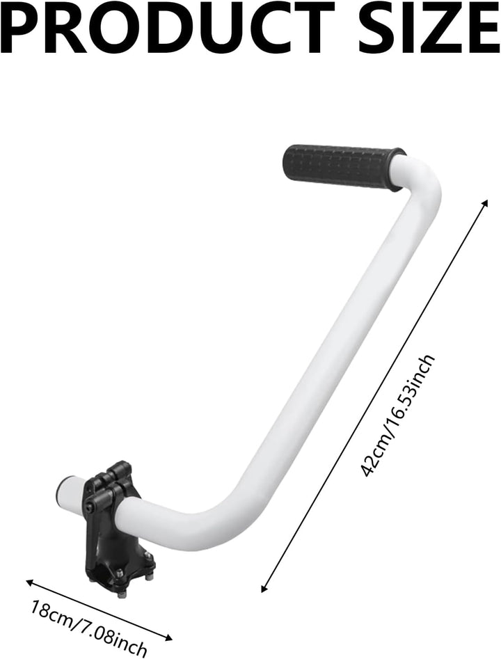 Trimmergriff, Rasentrimmer-Griff aus Aluminium, Ergonomischer Griff für Rasenmäher, Trimmer-Griffver