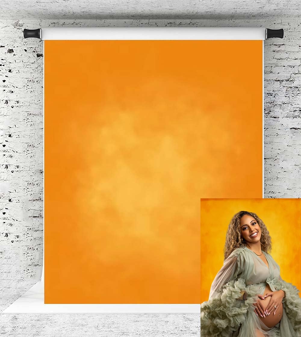 Kate 1.5x2.2m Orange Portrait Hintergrund Orange Textur Hintergrund Orange Mikrofaser Hintergrund St