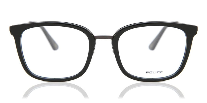 Police Herren VPL561510700 Sonnenbrille, Shiny Black, 51/19/140