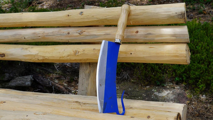 STUBAI Praxe 240 mm mit Haken und ergonomischem Holzgriff | Gewicht 550 g | geschmiedet, geschliffen
