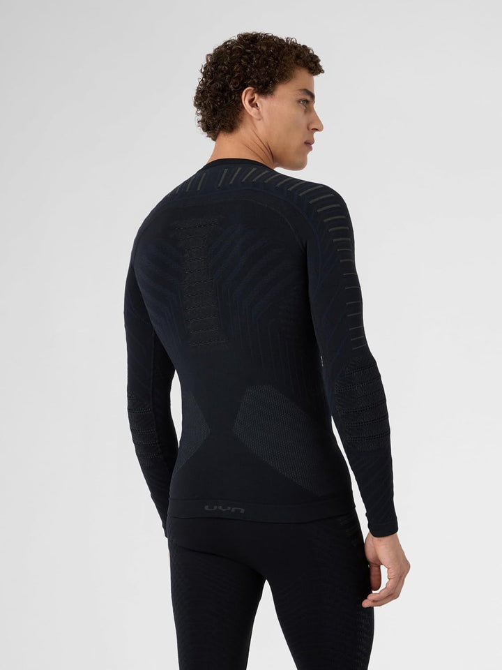UYN Herren Resilyon Langarmshirt, Black/Anthracite, S/M