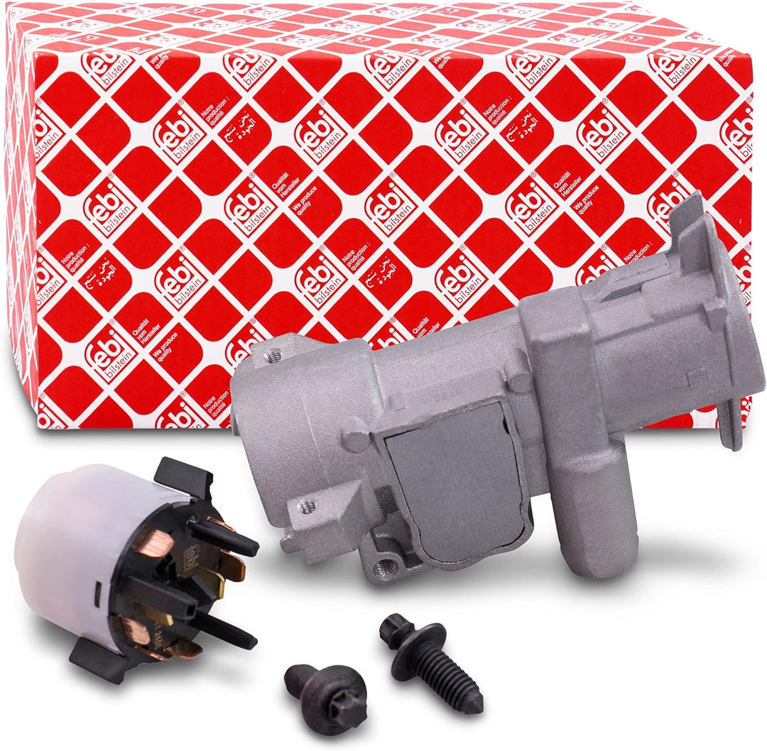 febi bilstein 101090 Zündschlossgehäuse mit Zündschalter und Schrauben , 1 Stück