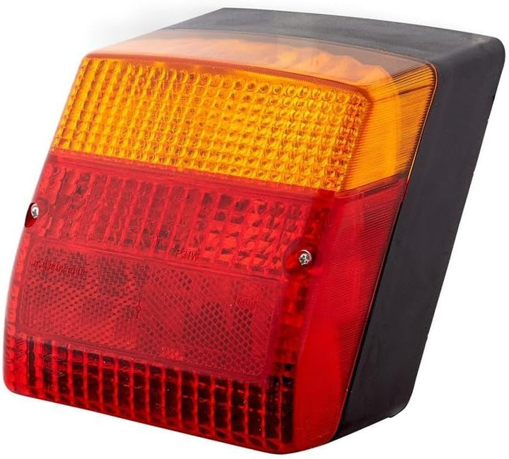 HELLA - Heckleuchte - Glühlampe - 12V - Anbau/geschraubt - Lichtscheibenfarbe: rot/gelb - Stecker: R