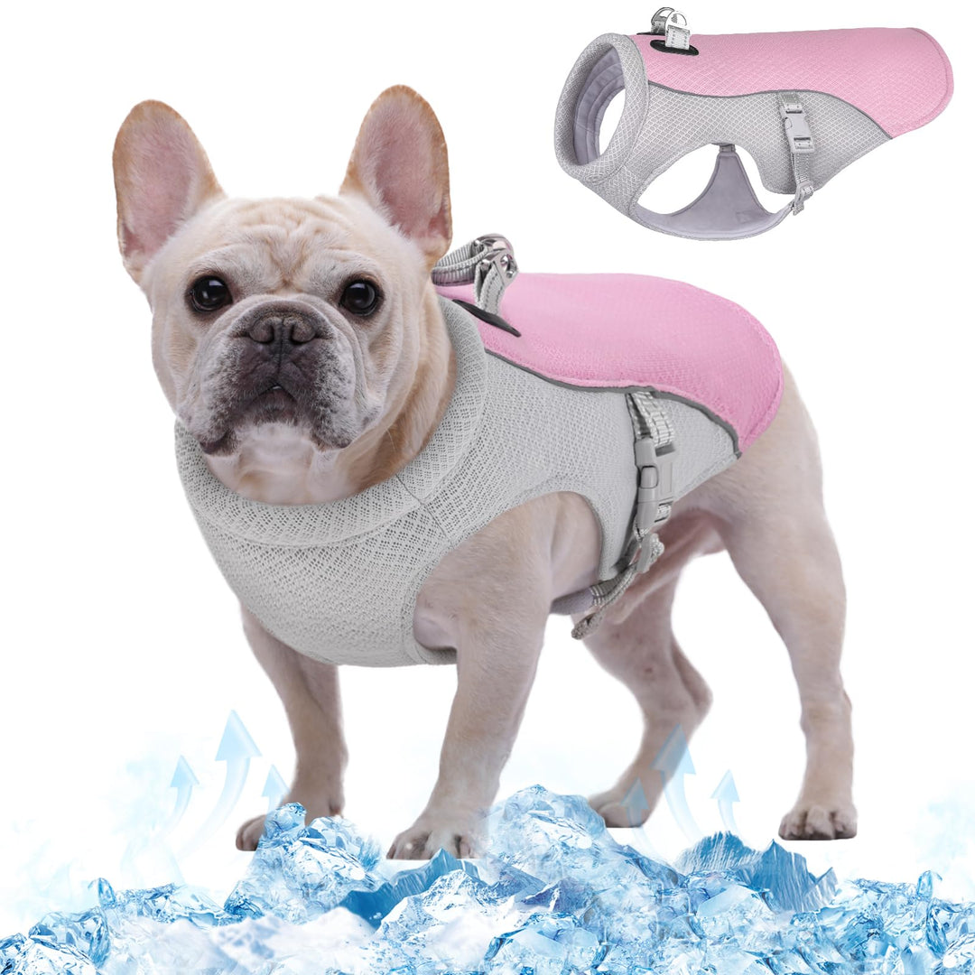 Kuoser Kühlweste für Hunde, Hundekühlungsmantel für heisse Sommertage, Atmungsaktive & Reflektierend
