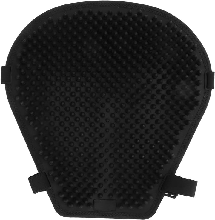 Motorrad-Gel-Sitzkissen, Universelle Abkühlung, Stossdämpfung, Druckentlastung, Schwarzer Sitzbezug