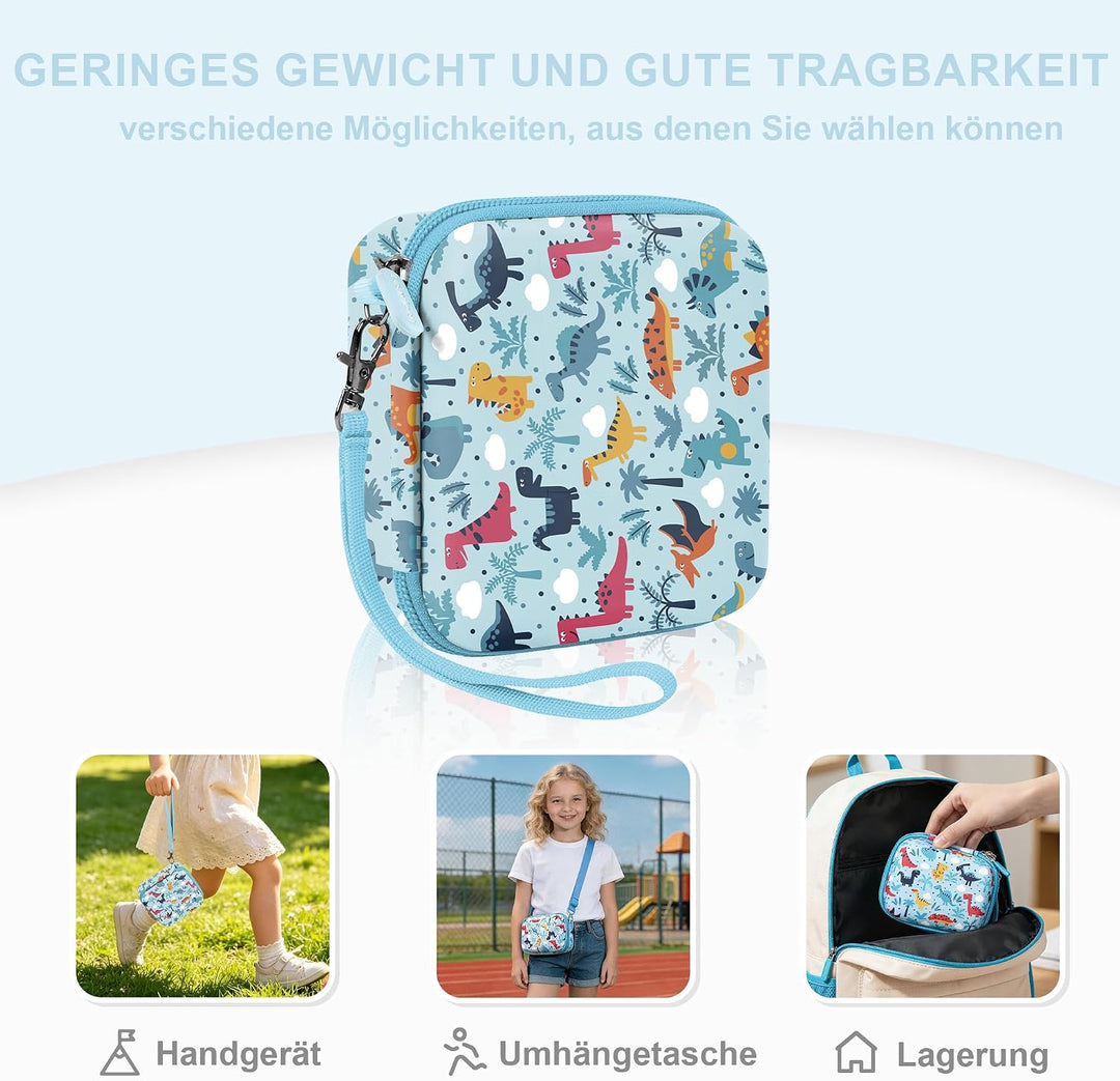 Leayjeen Kinderkamera Tasche Kompatibel mit HiMont/GREENKINDER/Hiievpu/CalineGam/Gofunly/AMCLID/ulew