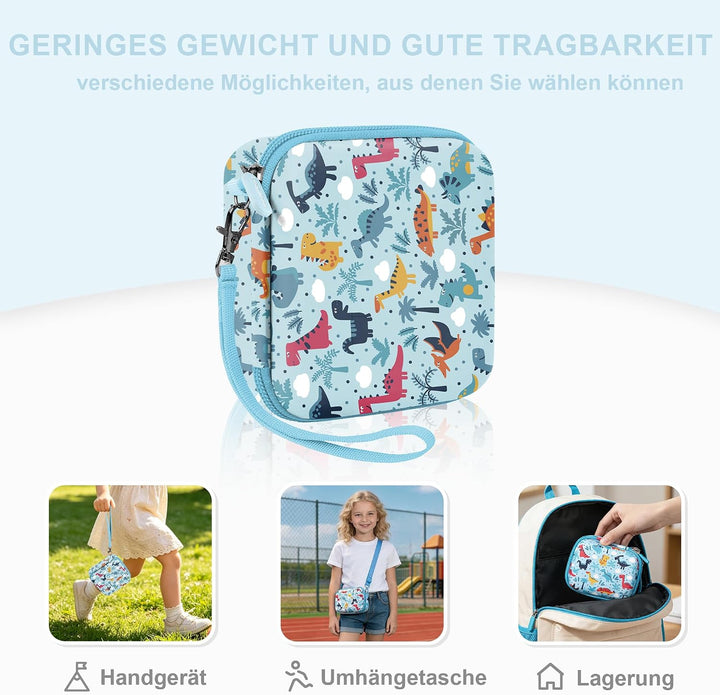 Leayjeen Kinderkamera Tasche Kompatibel mit HiMont/GREENKINDER/Hiievpu/CalineGam/Gofunly/AMCLID/ulew