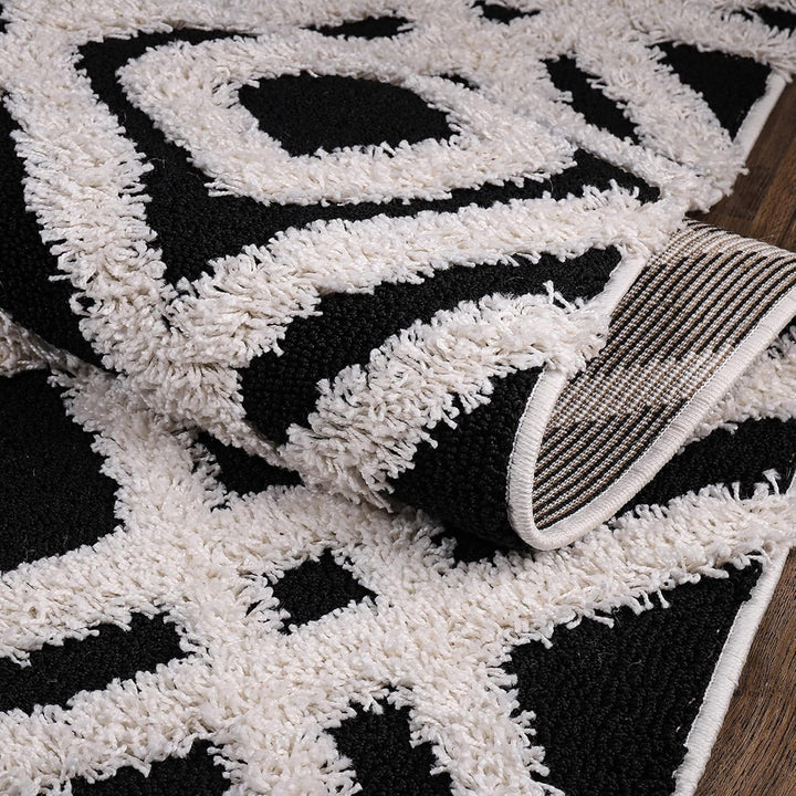 SANAT Wohnzimmer Teppich - Luxus Shaggy Nicht-schuppend Teppich, Wohnzimmer Schlafzimmer Esszimmer E